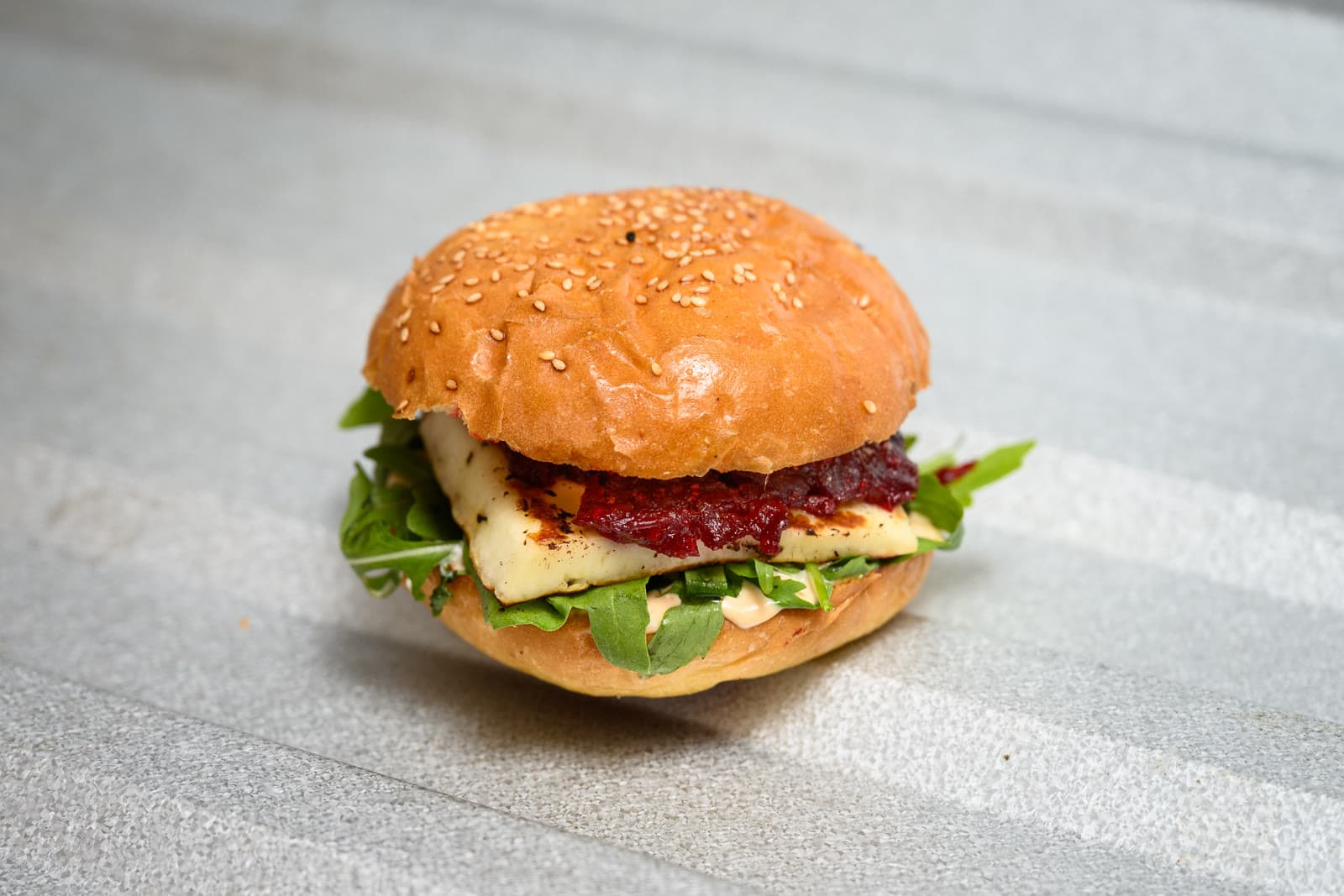 Halloumi burger